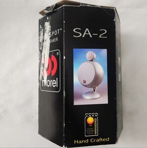 Morel Soundspot SI-2 Loudspeaker Hand Crafted Speaker Black Vintage New opened